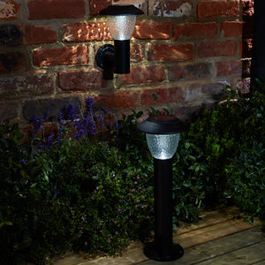 Potelet solaire "Glio" noir - 450 x 150 mm