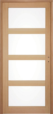Bloc porte Connemara vitré H.204 x .73 cm poussant gauche - vue 1