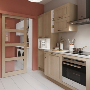 Porte coul. vitrée "Connemara" 83 cm