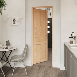 Bloc-porte 3 panneaux prépeint "Ordesa" - l. 83 cm