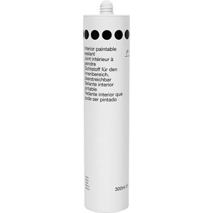 Mastic acrylique 300 ml - blanc . Usage intérieur.