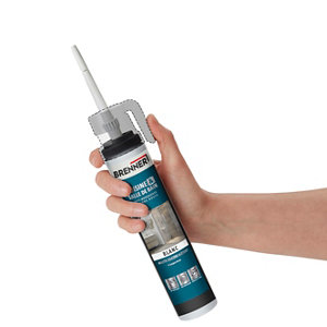 Pistolet silicone intérieur blanc 200 ml