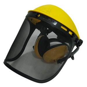 Visière protection faciale et casque antibruit