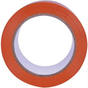 Bande de réparation PVC orange 50 mm x 3 m