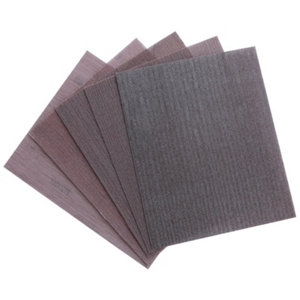 Lot de 5 feuilles de ponçage 230 x 280 mm - Assorties