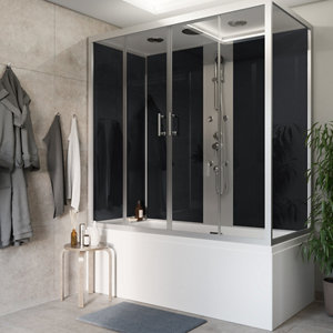 Baignoire douche hydromassante "Onega" - L. 85 x l. 170 x H. 215 cm