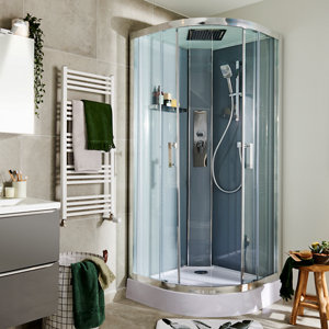 Cabine de douche hydromassante "Beloya" L. 90 x l. 90 x H. 220 cm