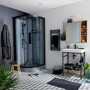 Cabine de douche hydromassante "Beloya" - L. 90 x l. 90 x H. 220 cm