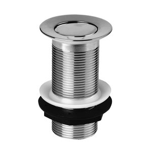 Bonde chromée à clapet rotatif sans trop-plein - Ø 100 mm