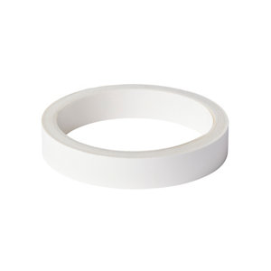 Chant adhésif thermocollé - Blanc glossy - 5 m