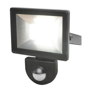 Projecteur "Weyburn" 10w à detecteur 800lm - Noir