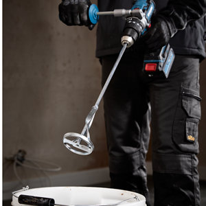 Malaxeur hexagonal 400 x 80 mm pour perceuse standard