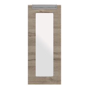 Façade 1 porte vitrée "Pachira" bois l.29,7 x h.71,5 cm