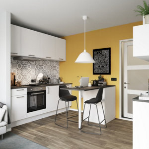 Côté de remplacement bas droit "Balsamita" blanc l.57 x h.72 x ép.1,8 cm