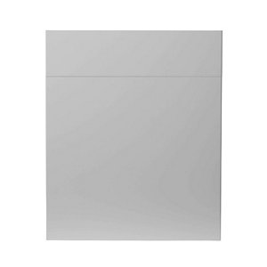 Façade 1 porte + 1 tiroir 60cm "Adèle" gris mat - L. 59.7 x H. 71.5cm