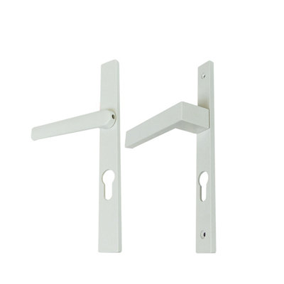 Poignée alu et clés pour porte fenêtre avec volet roulant pvc - vue 2