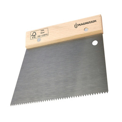 Peigne à colle carrelage 18cm V 4mm Magnusson - vue 2