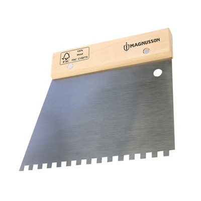 Peigne à colle carrelage 18cm U 6mm Magnusson - vue 2