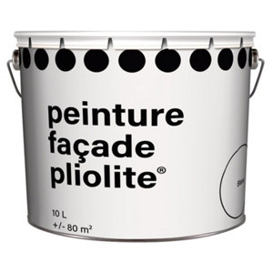 Peinture façade pliolite - Blanc - 10 L