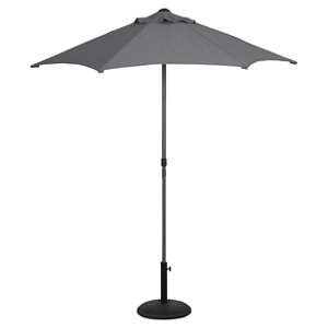 Parasol Carambole gris Ø 2m