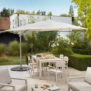 Base parasol "Tivano" 15 kg - H. 3,7 cm x L. 47 cm x l. 47 cm