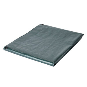 Bâche pour bois 1,5 x 6m vert et marron