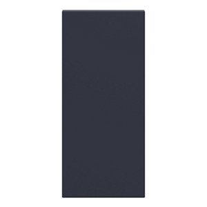 Finition caisson haut "Dorice" bleu mat - l. 32 x h. 72cm