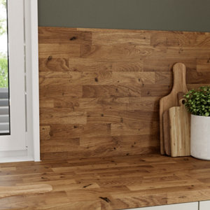 Plan de travail aspect bois miel l.300 x P.62 x Ép. 3,8 cm