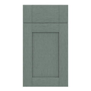 Façade 1 porte + 1 tiroir 40cm COLINE vert sauge - l. 39.7 x h. 71.5cm