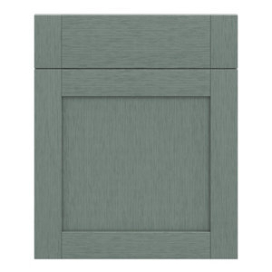 Façade 1 porte + 1 tiroir 60cm COLINE vert sauge - l. 59.7 x h. 71.5cm