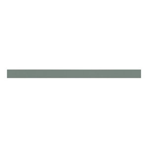 Plinthe "Coline" vert sauge - l. 2.4m x - h. 15cm