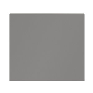 Finition caisson sur-hotte "Adèle" gris mat - L. 32 x H. 36cm