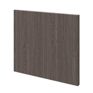 Finition caisson sur-hotte "Basilie" chêne gris - L. 32 x H. 36cm