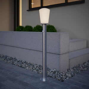 Potelet à détection de mouvements "Clematia"  E27 - H. 85 cm - Acier