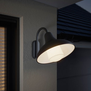 Applique murale "Dirca" IP44 E27 - Noir