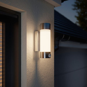 Applique murale à détection de mouvements "Carexo" LED - Acier