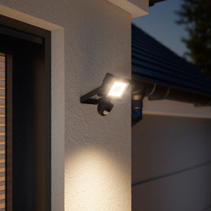 Projecteur à détection de mouvements Lucano IP65 10 W - Noir