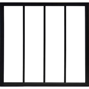 Verrière industrielle 4 panneaux H.105 cm x L.109 cm x Epaisseur : 40 mm