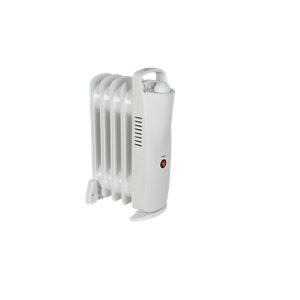 Radiateur mini bain d'huile blanc - 500 W