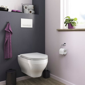 Pack wc suspendu sol/mur "Calicia" sans bride caréné