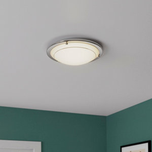 Plafonnier 1xE27 chrome "Henria"