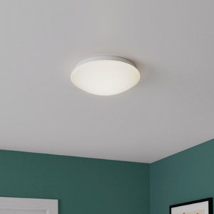 Plafonnier LED blanc rond "Dorian"