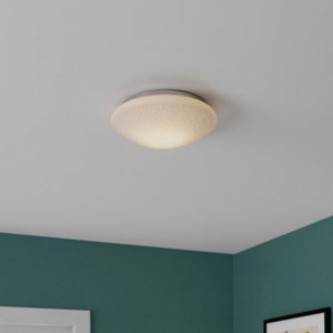 Plafonnier LED blanc rond "Leto"