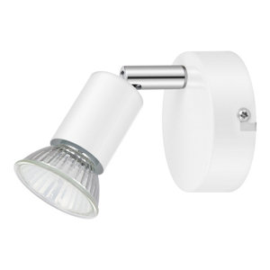 1 Spot GU10 blanc à visser 7 W 220 - 240V