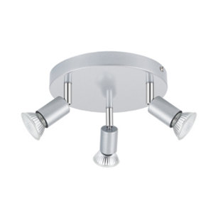 3 Spots GU10 argent - "Opp"