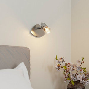 1 Spot GU10 satin chrome - "Abonias"