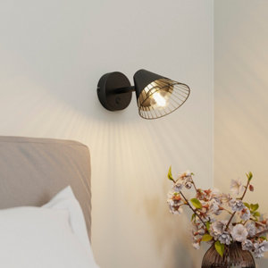 1 Spot E14 noir - "Treville"