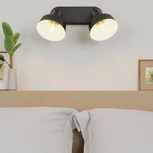 2 Spots E14 noir - "Zoelie"