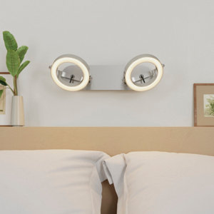 Spot LED incluse 2 tetes "Thalie"