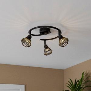 3 Spots G9 noir - "Adelus"